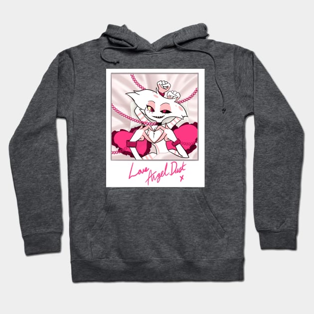 AngelDust - Hazbin hotel Hoodie by Pastelpandabum